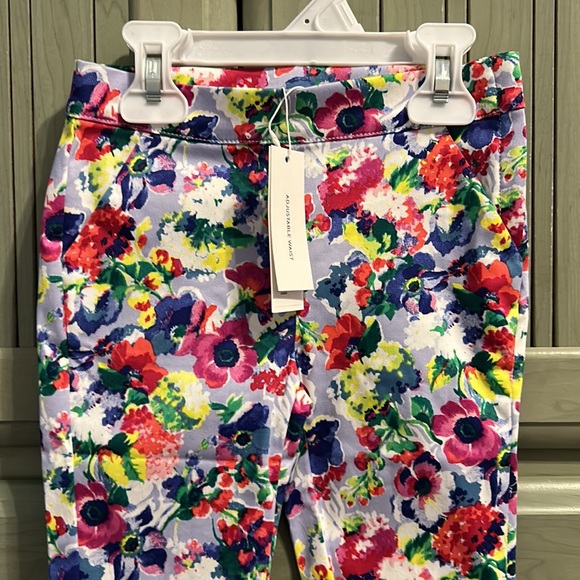 Janie & Jack Spring Floral Capri Pant 18-24 Months - Picture 2 of 5